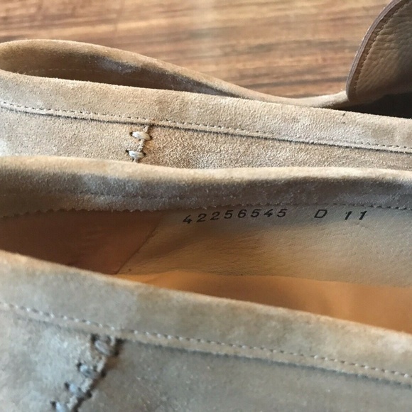 Santoni Franco Mens Suede Loafers in Sand Size 11 main image 7